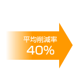 平均削減率40%